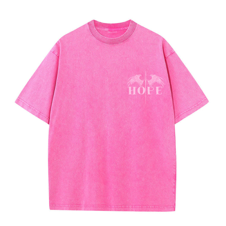 Christianartworkshop Isaiah 54:17 Wings Of Hope Washed T-Shirt - image 23