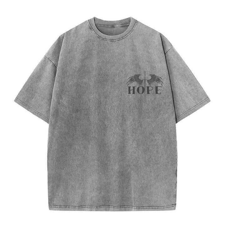 Christianartworkshop Isaiah 54:17 Wings Of Hope Washed T-Shirt - image 17