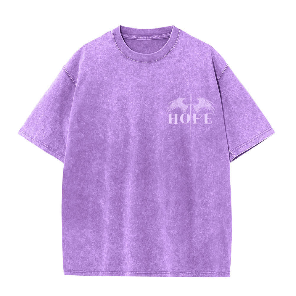 Christianartworkshop Isaiah 54:17 Wings Of Hope Washed T-Shirt - image 26
