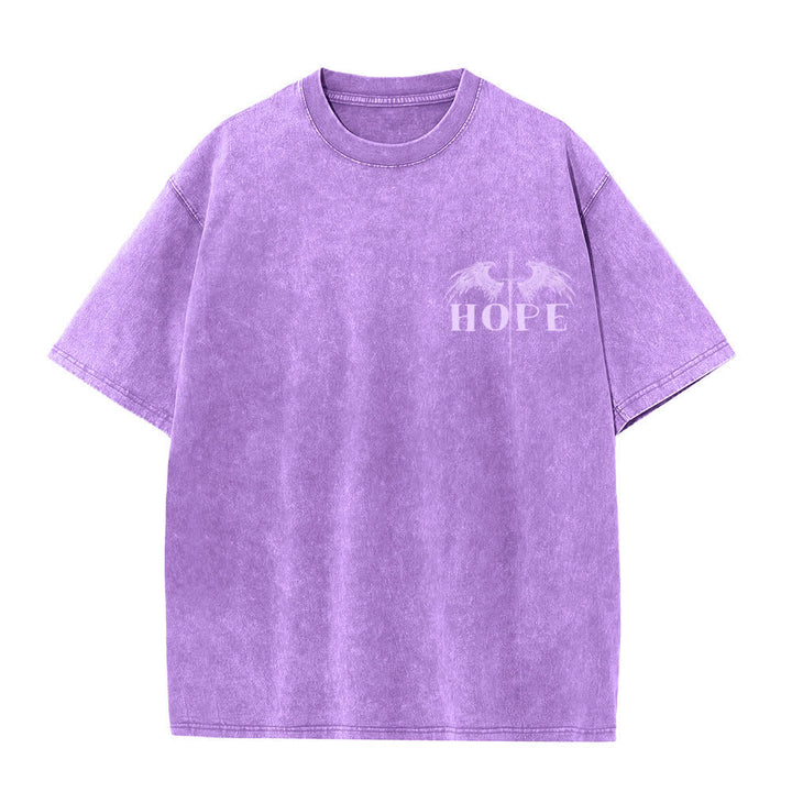 Christianartworkshop Isaiah 54:17 Wings Of Hope Washed T-Shirt - image 26