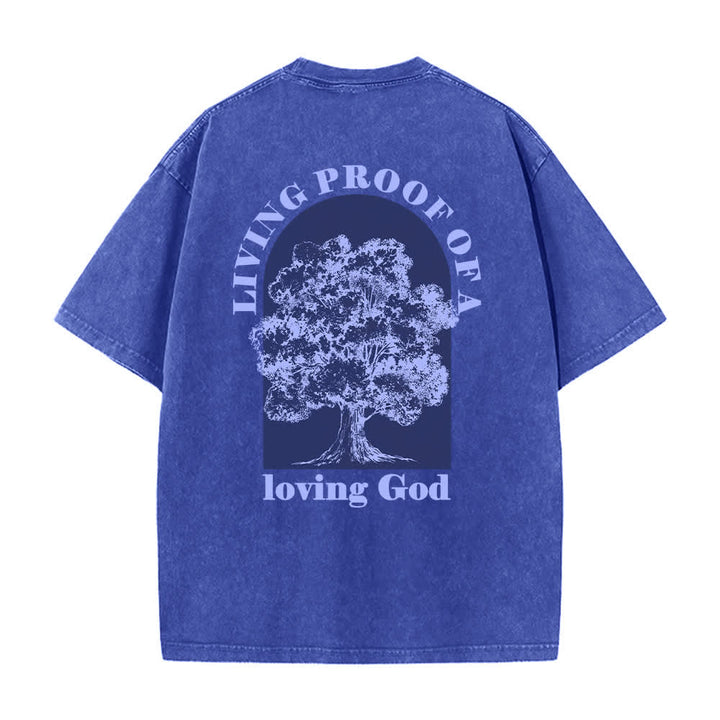 Christianartworkshop Living Proof Tree Oversized Washed T-Shirt - image 19