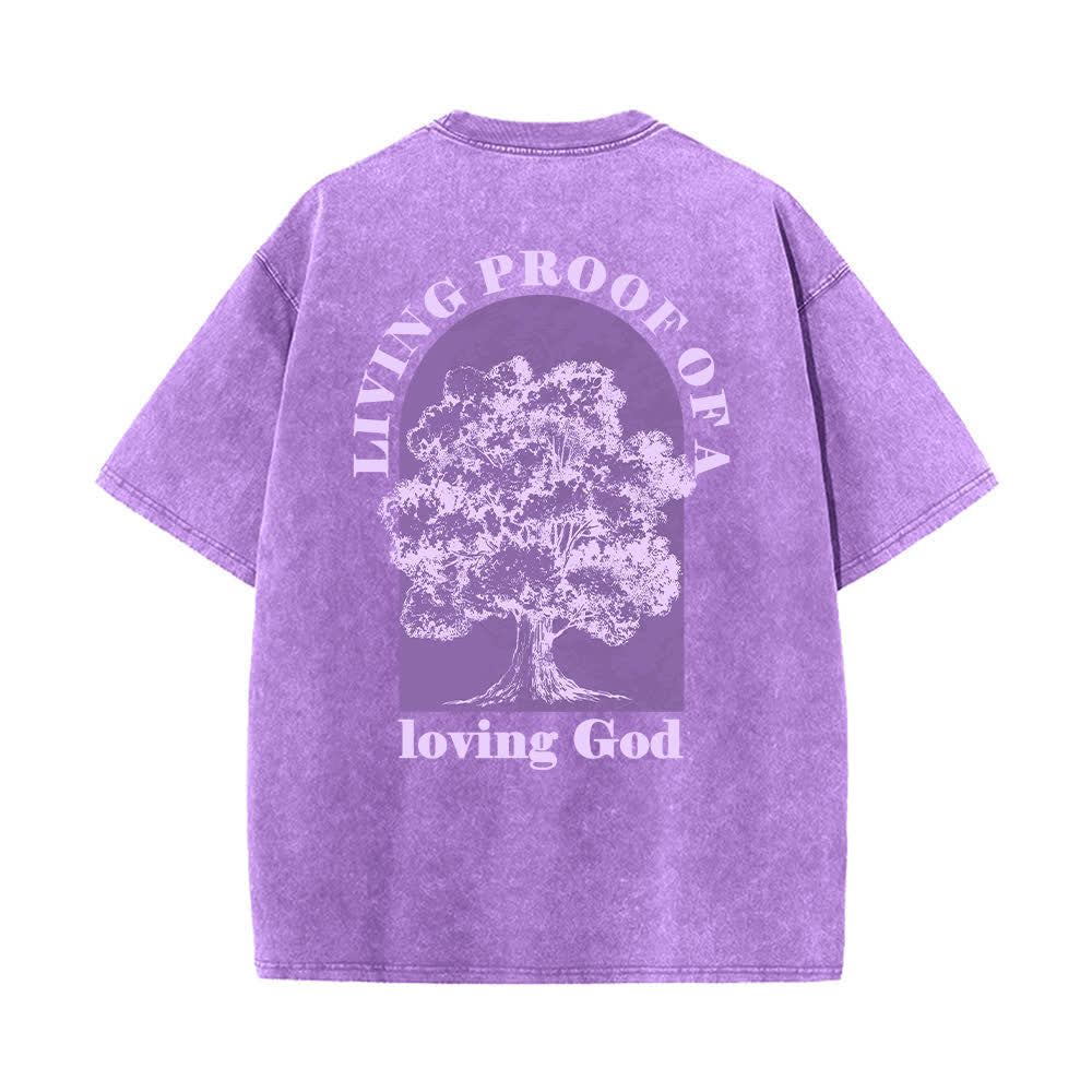 Christianartworkshop Living Proof Tree Oversized Washed T-Shirt - image 22