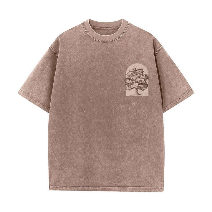 Christianartworkshop Living Proof Tree Oversized Washed T-Shirt - image 14