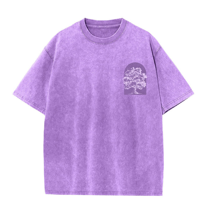 Christianartworkshop Living Proof Tree Oversized Washed T-Shirt - image 23