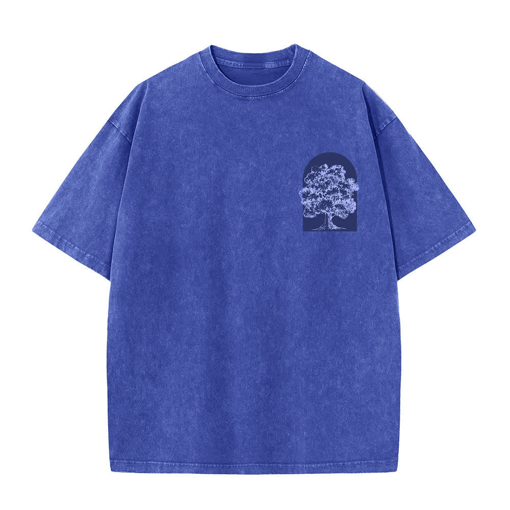 Christianartworkshop Living Proof Tree Oversized Washed T-Shirt - image 20