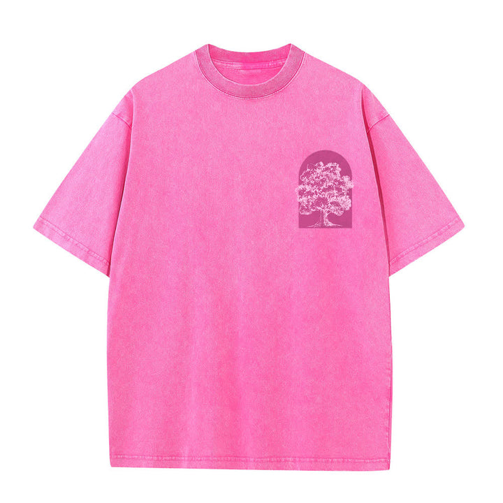 Christianartworkshop Living Proof Tree Oversized Washed T-Shirt - image 26