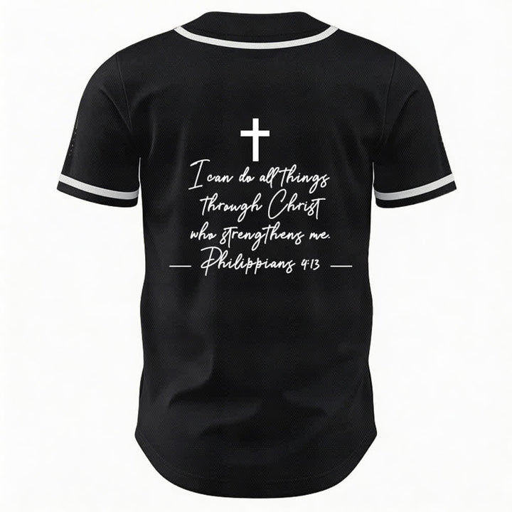 Christianartworkshop Jesus Christ 33 Light Blue Mesh Baseball Jersey - image 9