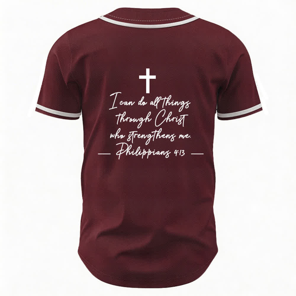 Christianartworkshop Jesus Christ 33 Light Blue Mesh Baseball Jersey - image 30