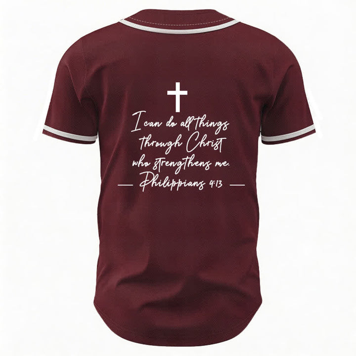 Christianartworkshop Jesus Christ 33 Light Blue Mesh Baseball Jersey - image 30
