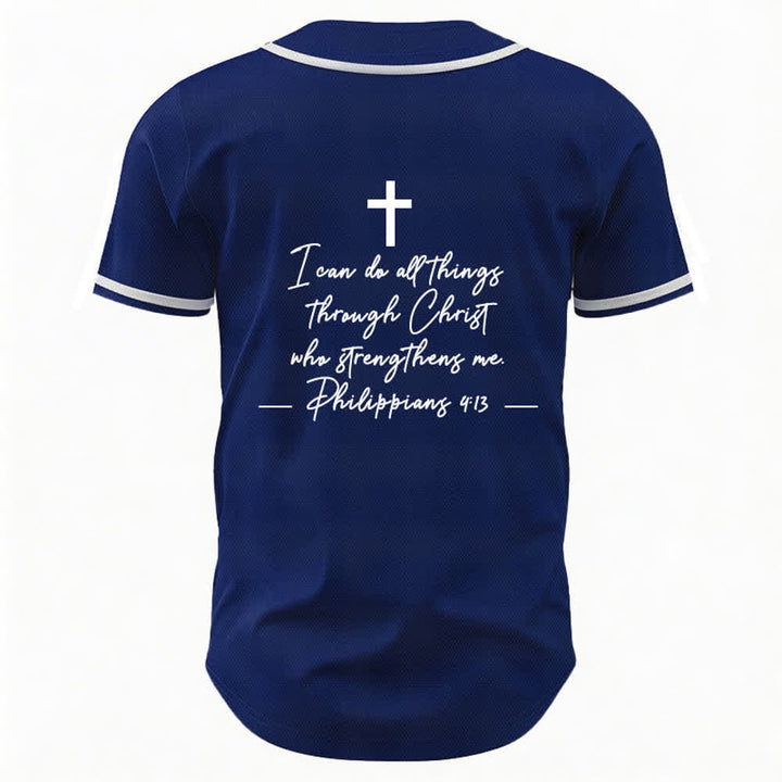 Christianartworkshop Jesus Christ 33 Light Blue Mesh Baseball Jersey - image 51
