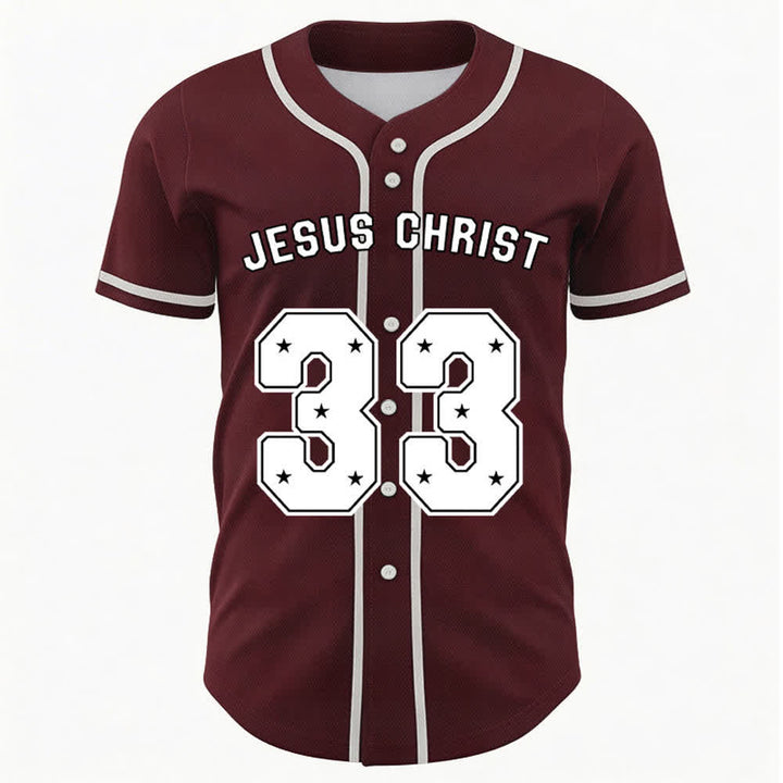 Christianartworkshop Jesus Christ 33 Light Blue Baseball Jersey - image 29