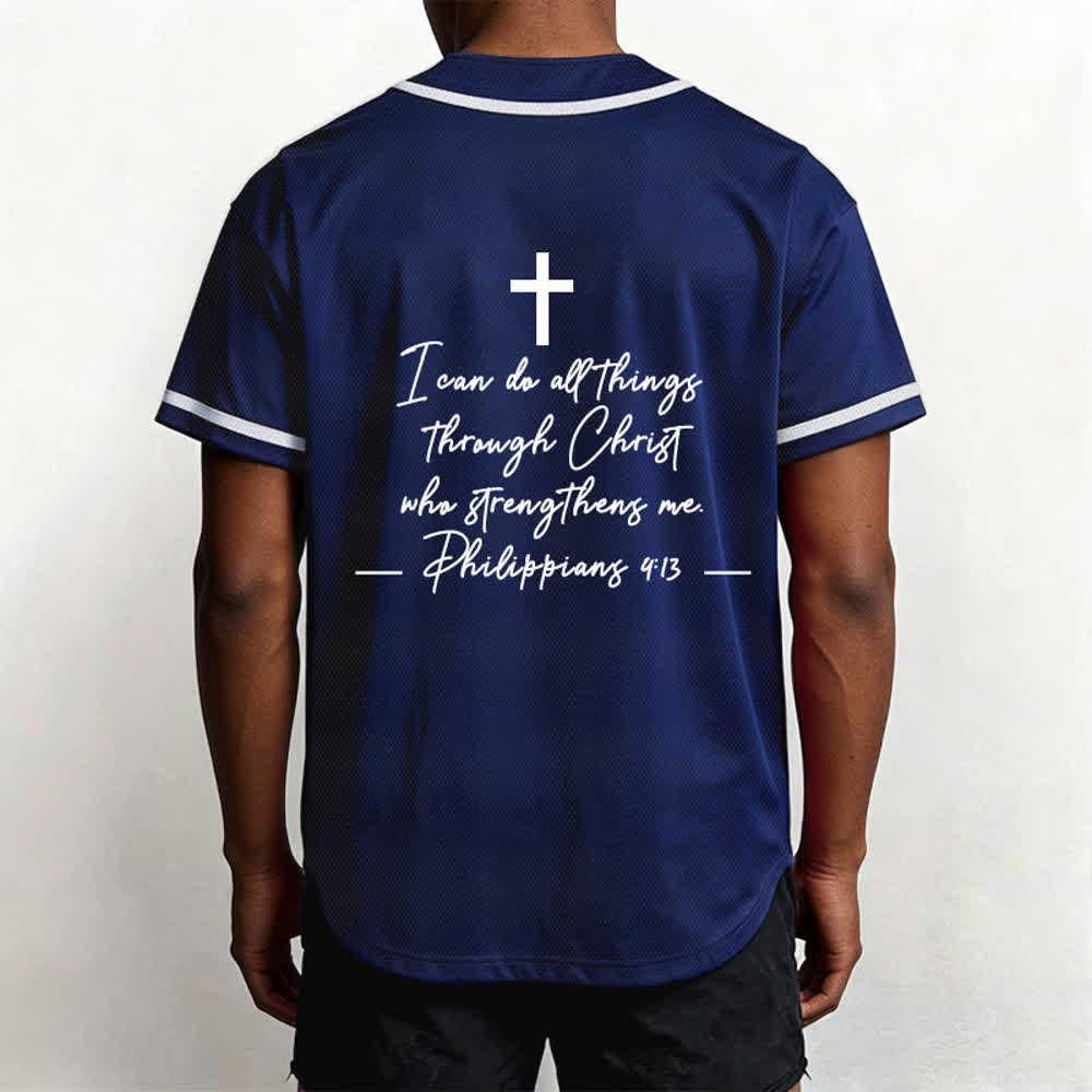 Christianartworkshop Jesus Christ 33 Light Blue Mesh Baseball Jersey - image 55