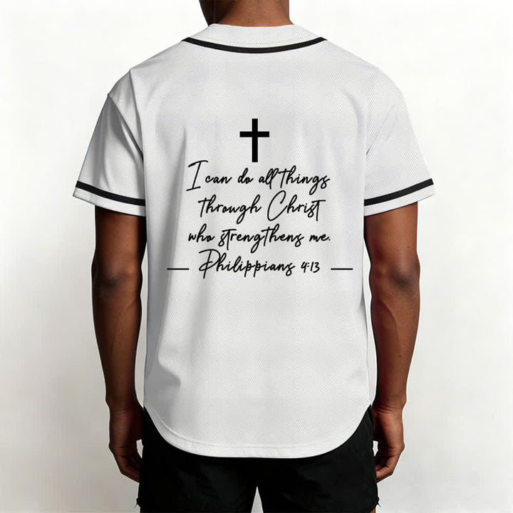 Christianartworkshop Jesus Christ 33 Light Blue Mesh Baseball Jersey - image 20