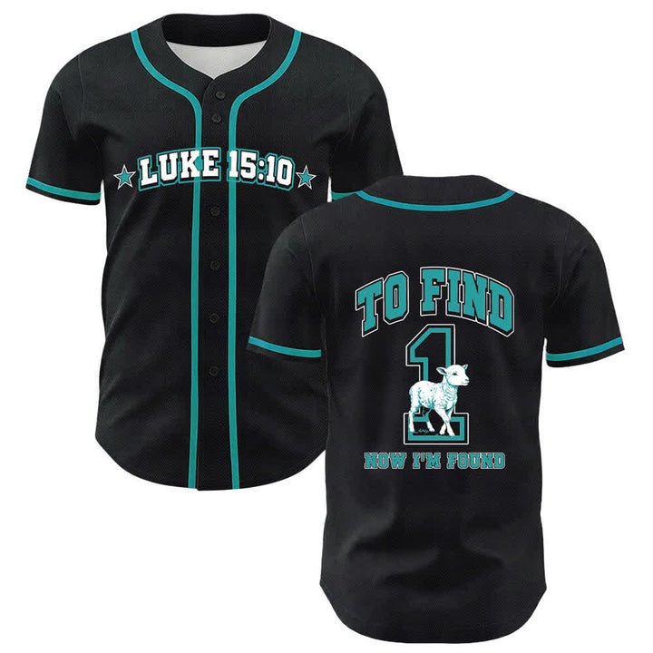 Christianartworkshop Luke 15:10 Found Sheep Mesh Baseball Jersey - Lake Blue - 5XL - image 9