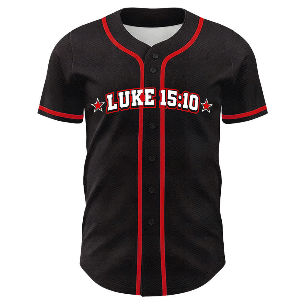 Christianartworkshop Luke 15:10 Found Sheep Mesh Baseball Jersey - image 14