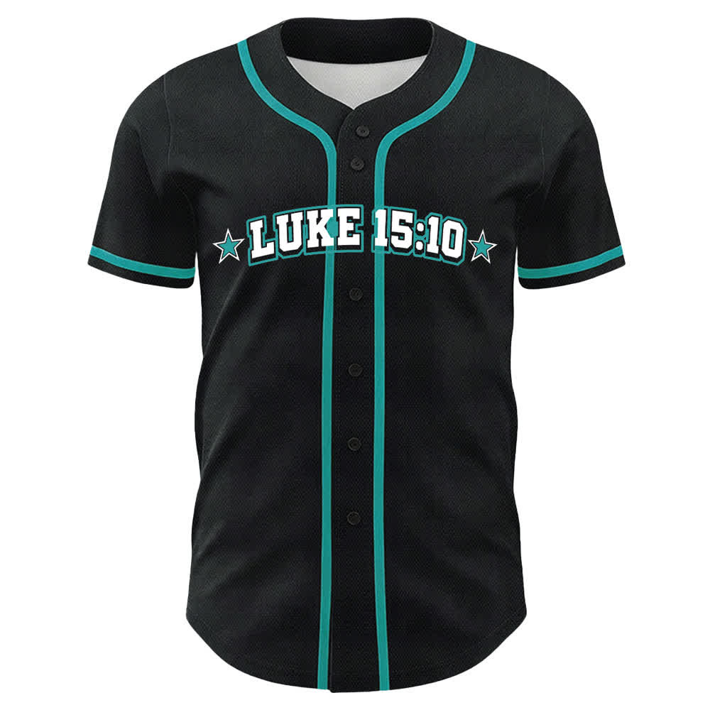 Christianartworkshop Luke 15:10 Found Sheep Baseball Jersey - image 11