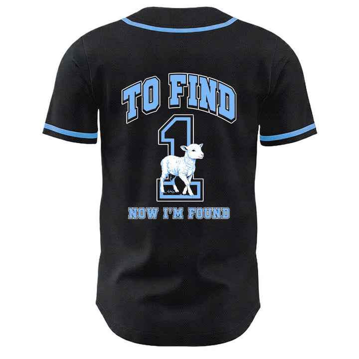 Christianartworkshop Luke 15:10 Found Sheep Mesh Baseball Jersey - image 1