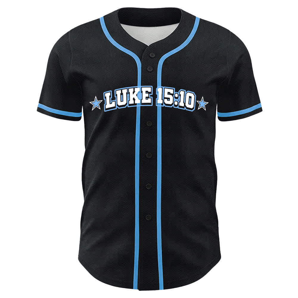 Christianartworkshop Luke 15:10 Found Sheep Mesh Baseball Jersey - image 2