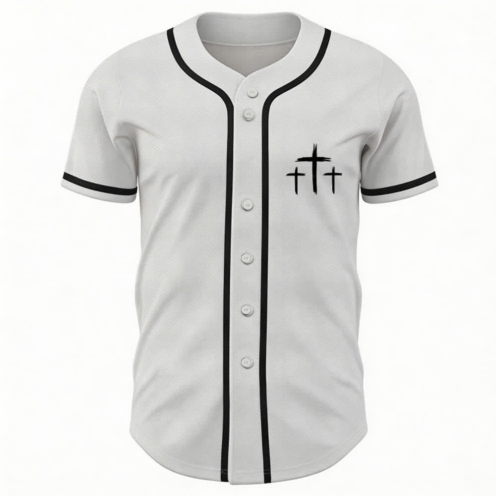 Christianartworkshop Faith Over Fear Contrast Trim Baseball Jersey - image 30