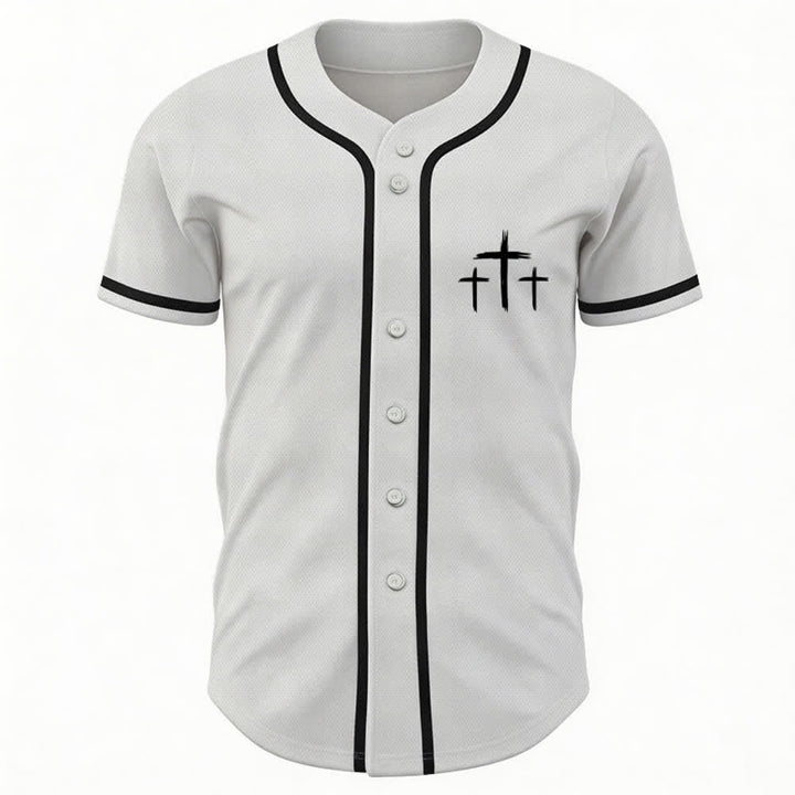 Christianartworkshop Faith Over Fear Contrast Trim Baseball Jersey - image 30