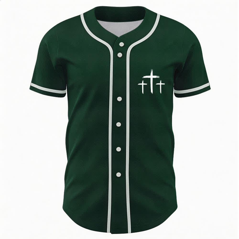 Christianartworkshop Faith Over Fear Contrast Trim Baseball Jersey - image 37