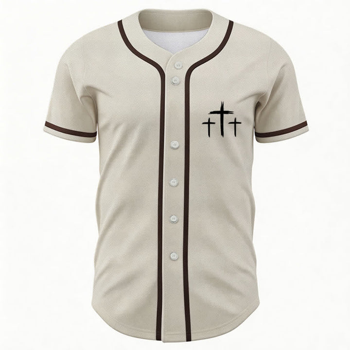Christianartworkshop Faith Over Fear Contrast Trim Baseball Jersey - image 16