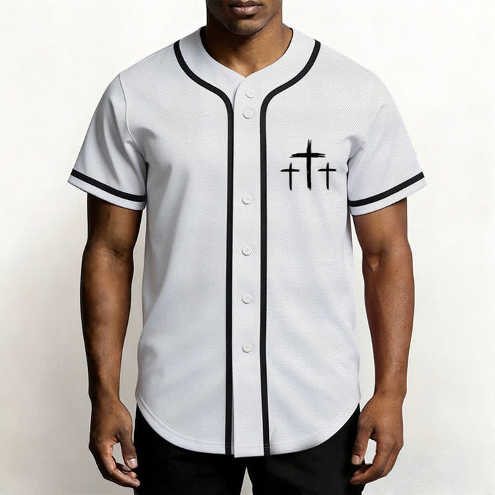 Christianartworkshop Faith Over Fear Contrast Trim Baseball Jersey - image 34