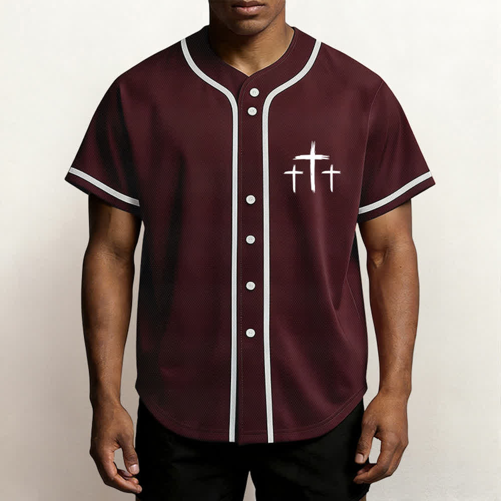 Christianartworkshop Faith Over Fear Contrast Trim Baseball Jersey - image 27