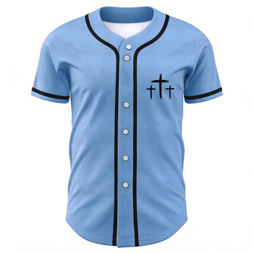 Christianartworkshop Faith Over Fear Contrast Trim Baseball Jersey - image 51