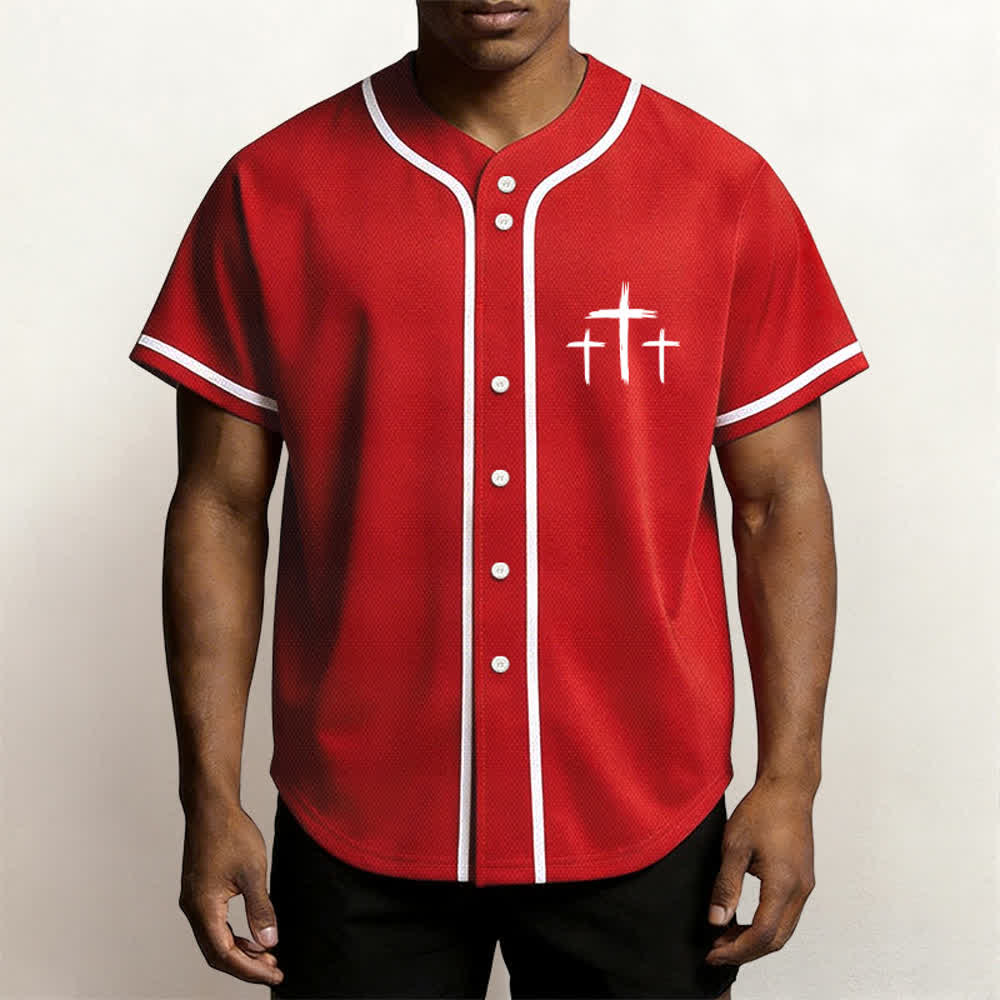Christianartworkshop Faith Over Fear Contrast Trim Baseball Jersey - image 48