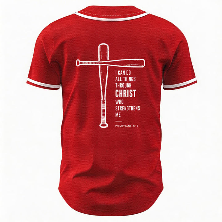 Christianartworkshop Black Mesh Verse Back Baseball Jersey - image 43