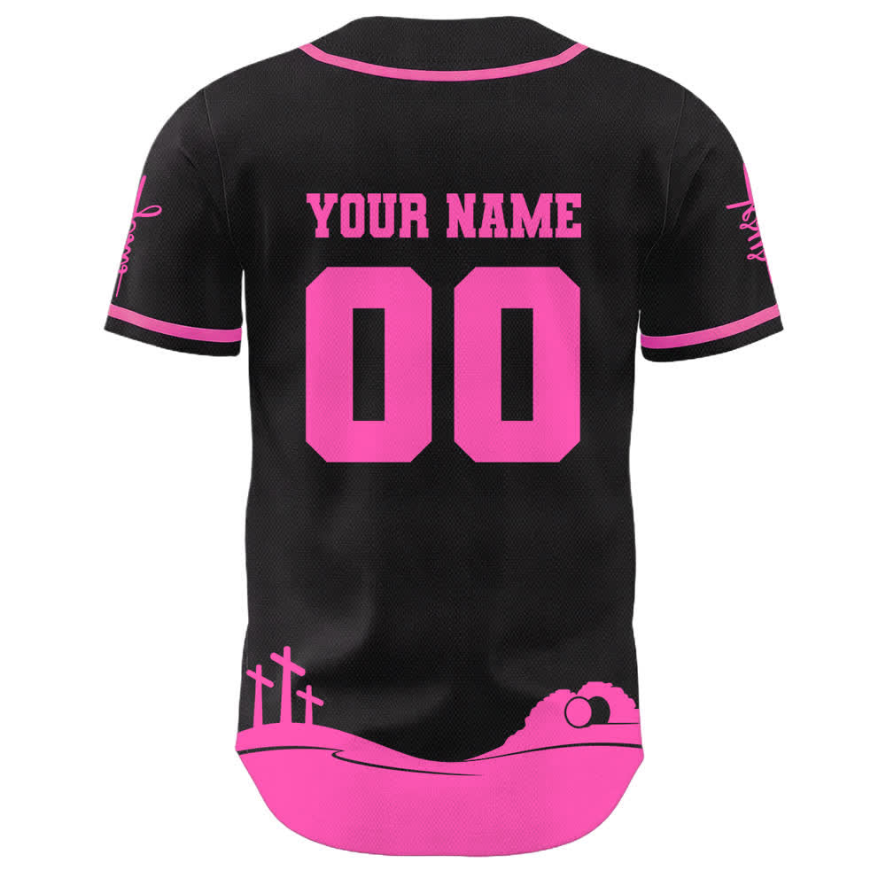 Christianartworkshop Jesus Is My King Personalized Mesh Baseball Jersey - image 22