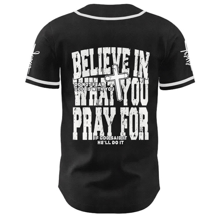 Christianartworkshop Jesus Black Red Button Up Baseball Jersey - image 4