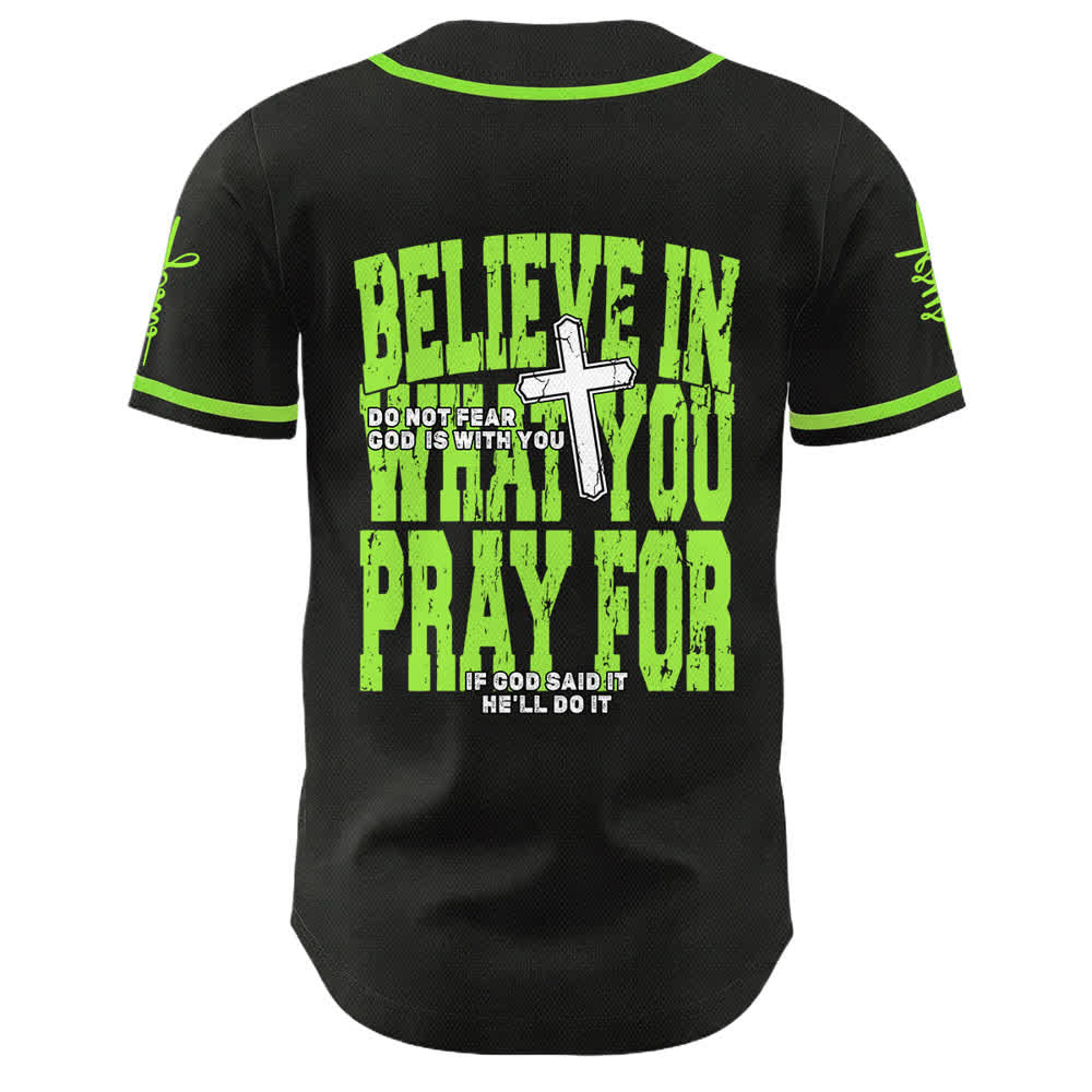 Christianartworkshop Jesus Black Red Button Up Baseball Jersey - image 22