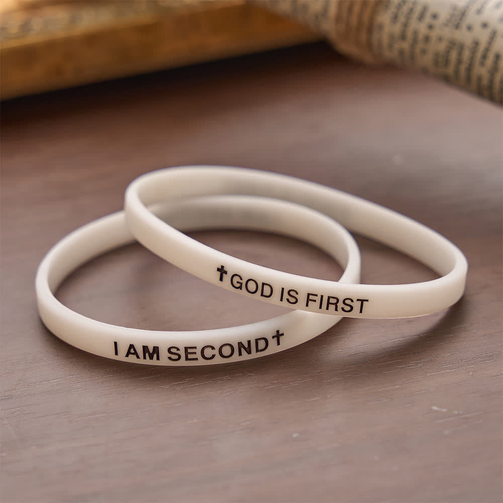 FREE Today: Luminous Cross Silicone Wristband With Inspirational Script: Emblem of Humble Sacred Surrender - image 8