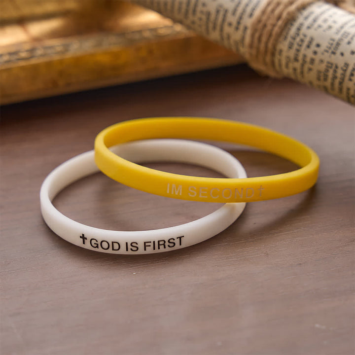 Christianartworkshop Luminous Cross Silicone Wristband With Inspirational Script: Emblem of Humble Sacred Surrender - image 14