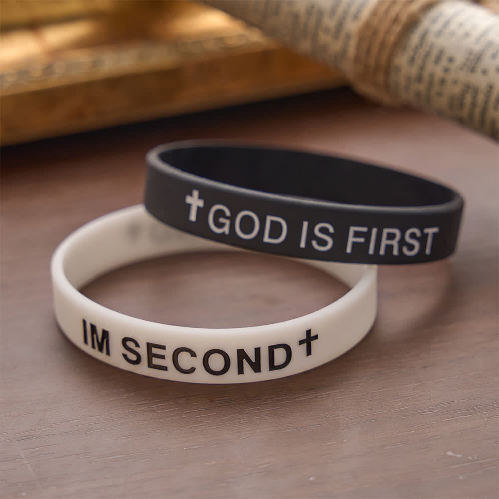 FREE Today: Luminous Cross Silicone Wristband With Inspirational Script: Emblem of Humble Sacred Surrender - image 4