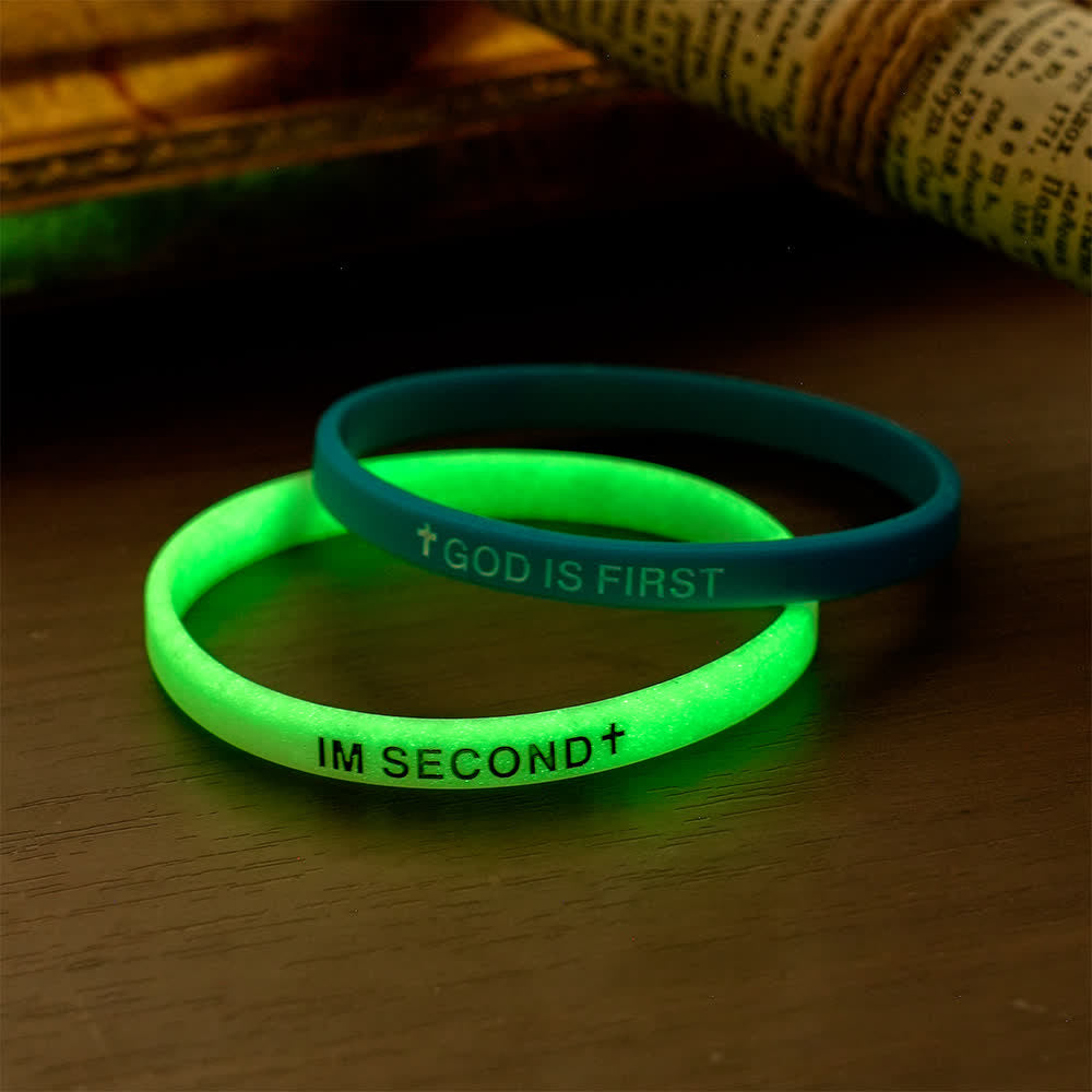 Christianartworkshop Luminous Cross Silicone Wristband With Inspirational Script: Emblem of Humble Sacred Surrender - K - image 20