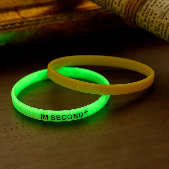 Christianartworkshop Luminous Cross Silicone Wristband With Inspirational Script: Emblem of Humble Sacred Surrender - F - image 10