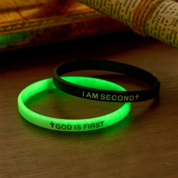 Christianartworkshop Luminous Cross Silicone Wristband With Inspirational Script: Emblem of Humble Sacred Surrender - H - image 14