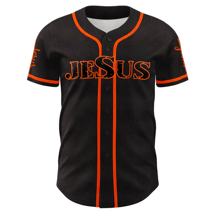 Christianartworkshop Jesus Cross Nail and Crown of Thorns Baseball Jersey - image 11