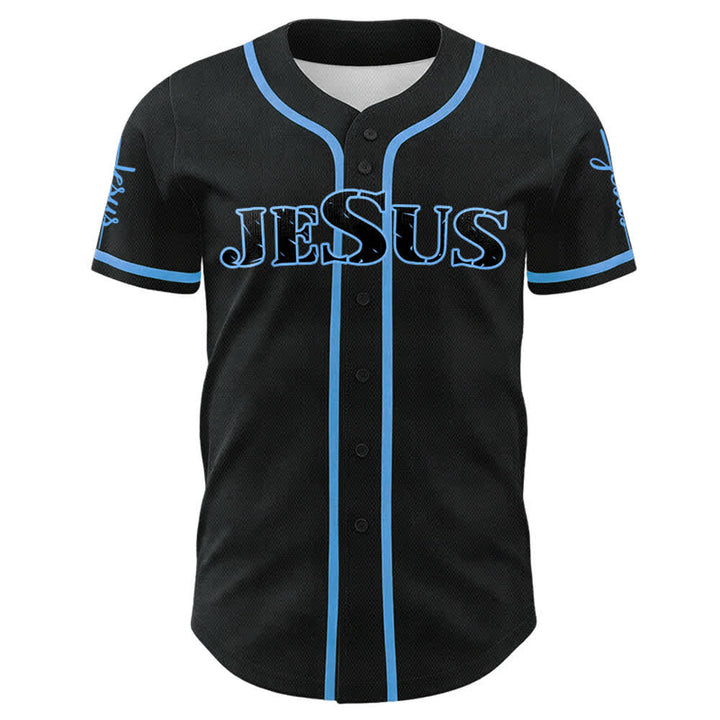 Christianartworkshop Jesus Cross Nail and Crown of Thorns Baseball Jersey - image 17