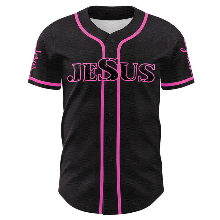 Christianartworkshop Jesus Cross Nail and Crown of Thorns Baseball Jersey - image 24