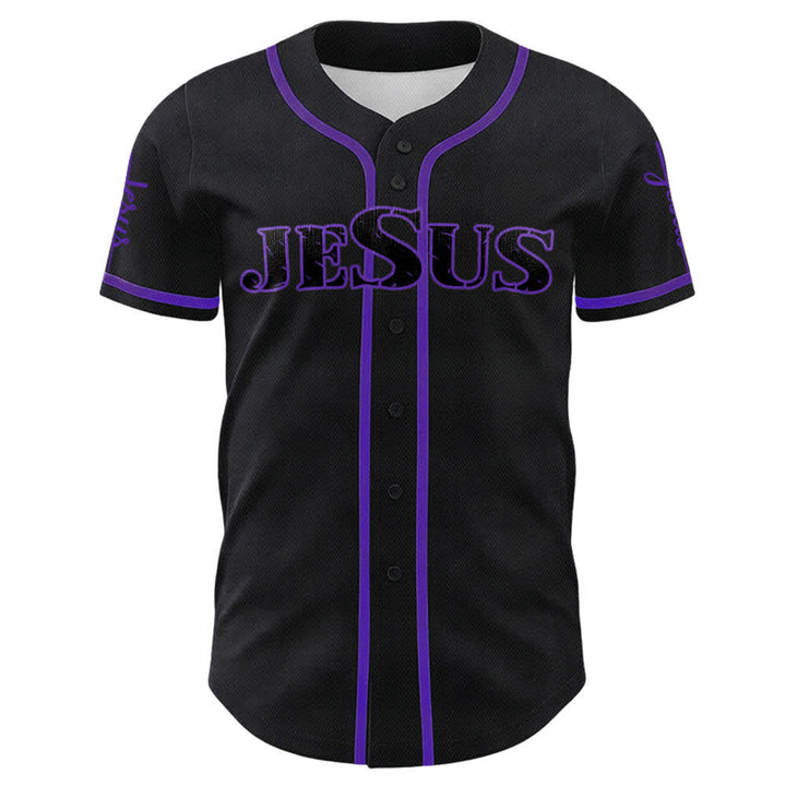 Christianartworkshop Jesus Cross Nail and Crown of Thorns Baseball Jersey - image 30
