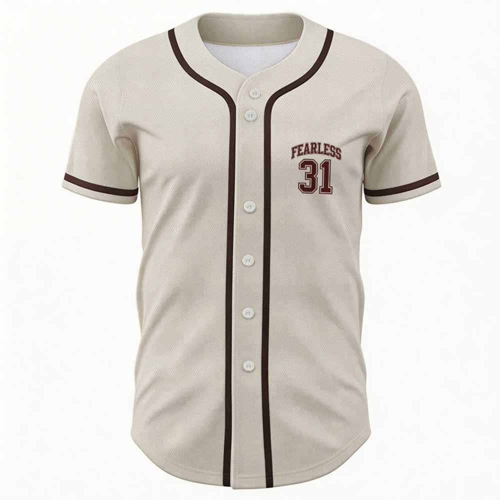 Christianartworkshop Proverbs 31 Fearless Faith Graphic Unisex Baseball Jersey - image 23