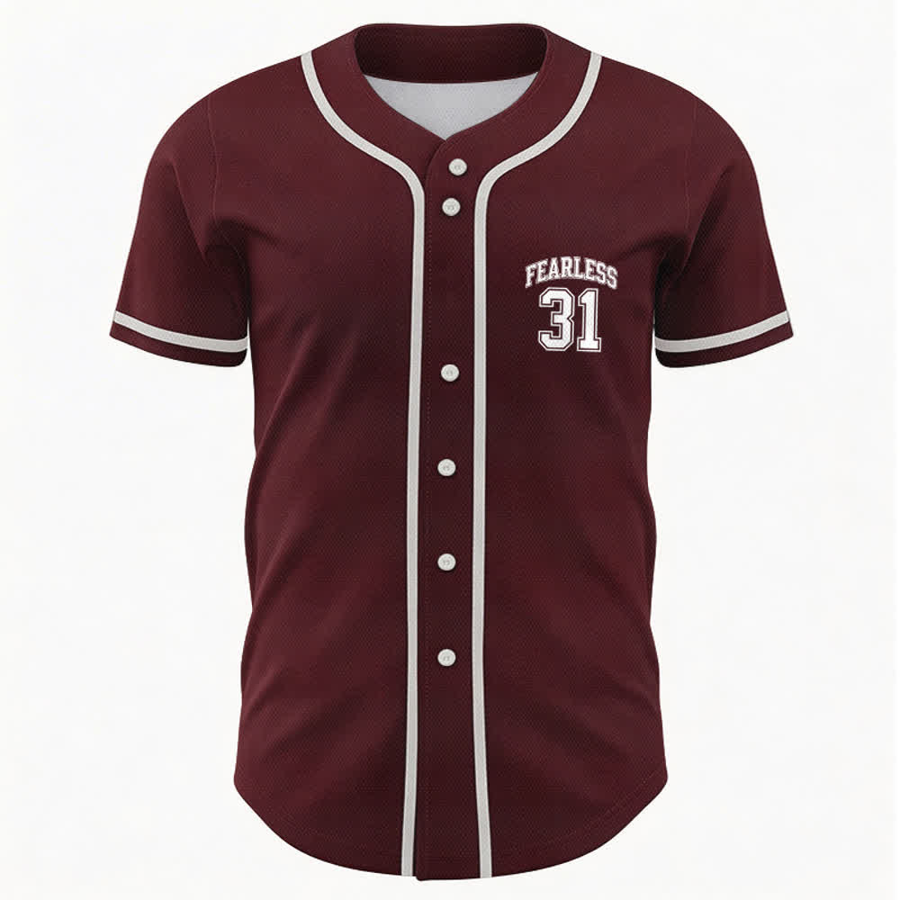 Christianartworkshop Proverbs 31 Fearless Faith Graphic Unisex Baseball Jersey - image 30