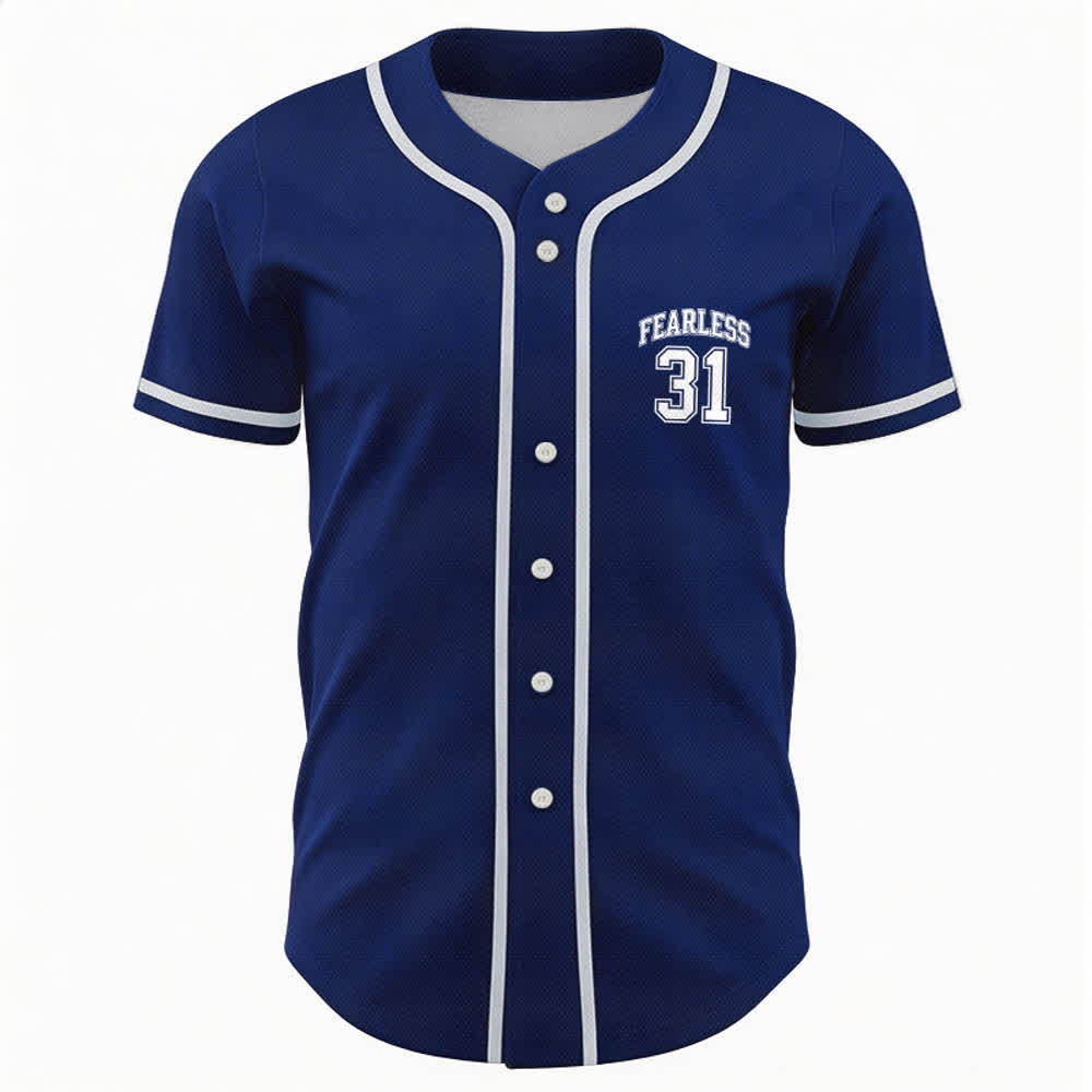 Christianartworkshop Proverbs 31 Fearless Faith Graphic Unisex Baseball Jersey - image 16