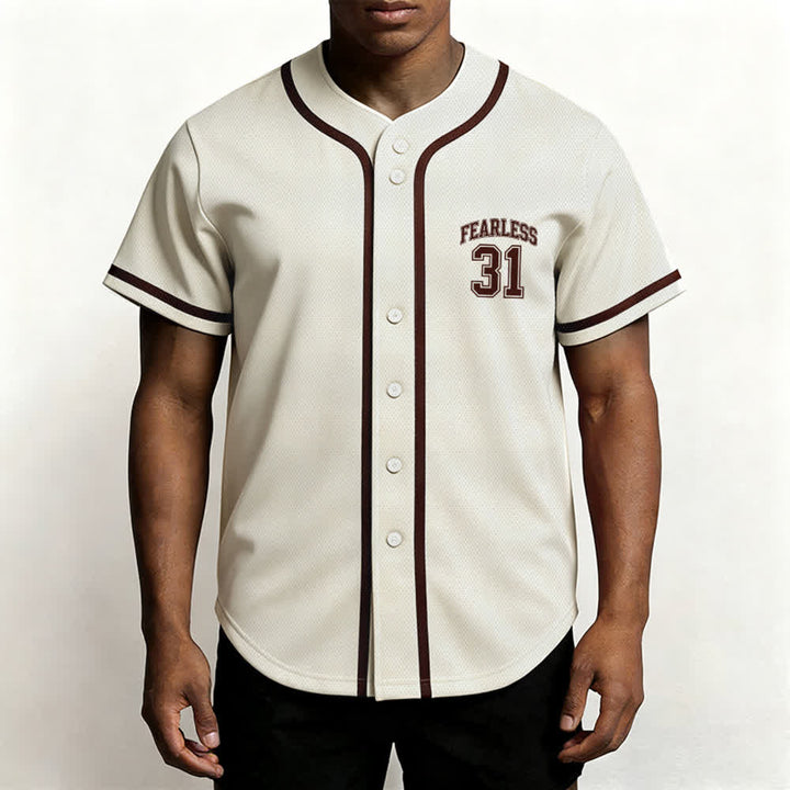 Christianartworkshop Proverbs 31 Fearless Faith Graphic Unisex Baseball Jersey - image 25