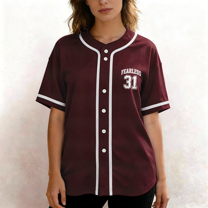 Christianartworkshop Proverbs 31 Fearless Faith Graphic Unisex Baseball Jersey - image 34