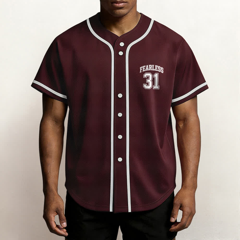 Christianartworkshop Proverbs 31 Fearless Faith Graphic Unisex Baseball Jersey - image 32